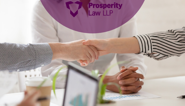 two people in commercial mediation session