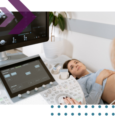 Clinical negligence solicitor reviewing a patient’s medical scan for a potential claim