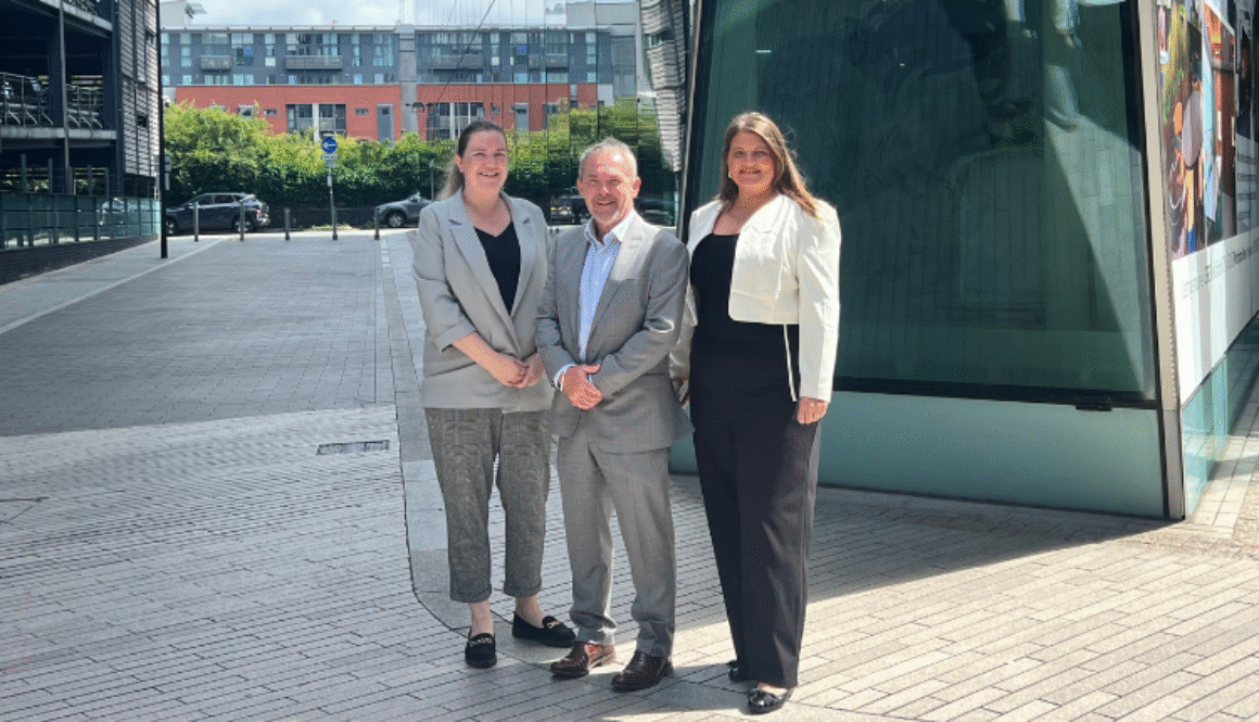 (From Left to Right) Lindsey Jenkins, Richard Moose, Rachel Shone